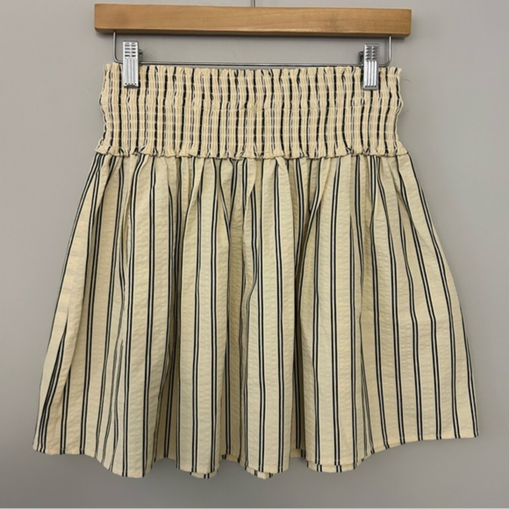 NWT Anthropologie Sundays Iona Pull-On‎ Mini Skirt Stripe Print - Picture 6 of 7